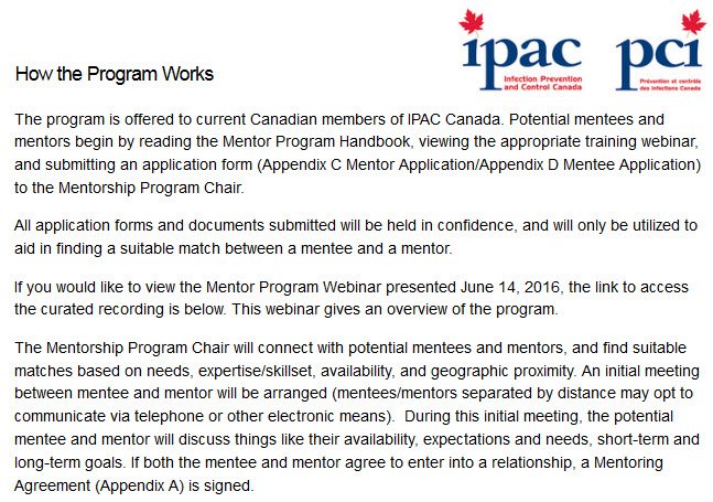 IPACCanada's tweet photo. #IPACmembers: IPAC Canada Mentor Program is now accepting applications for mentors and mentees. https://t.co/pYFa3FLZD8 https://t.co/bSb4GZnlIT
