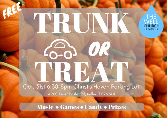twckeller's tweet photo. #TrunkorTreat2017 #kellertexas #freeevents #Halloween2017 #thewellchurchkeller https://t.co/6hRJz6FRLU