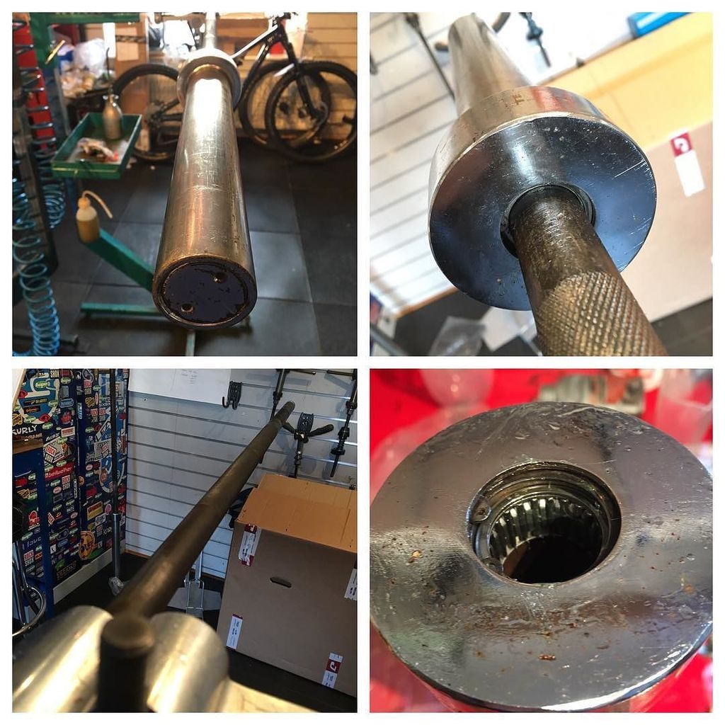 18bikes's tweet image. Fixing barbells for @crossfitsheffield - satisfying to get these 2 spinning again!
#wefixthings #barbell #crossfit… ift.tt/2ifWrF0