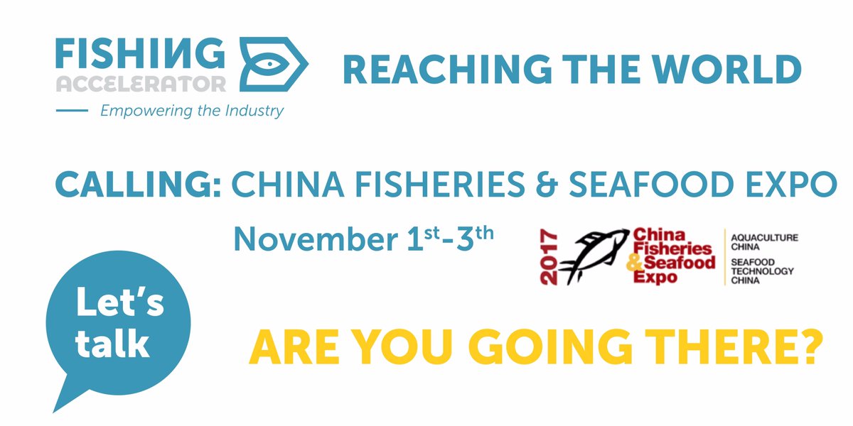 Do you have a solution for the fishing industry? Are you going to attend the Fisheries and Seafood Expo in China? Let's talk!