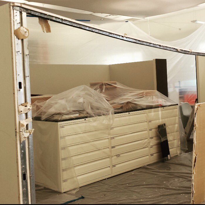 SKGTexas's tweet photo. SKG is excited to announce we will be our own client for the next 6-8 weeks! Our showroom will be undergoing renovations. #skg #knoll https://t.co/D8b8GvEXUz