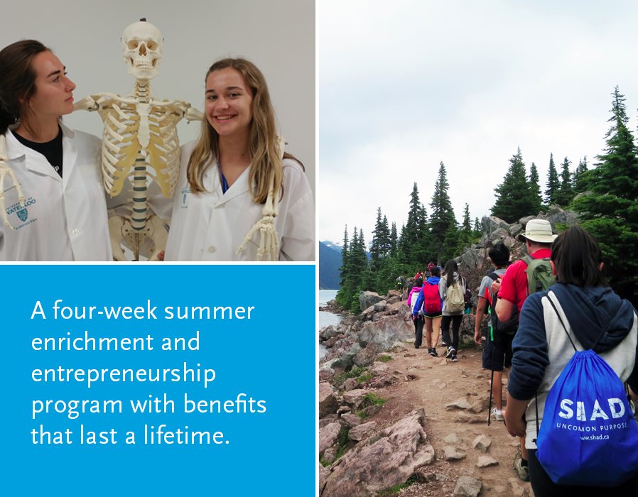 SHAD_MUN's tweet photo. SHAD applications close three weeks from today!  Don't miss the opportunity to uncover your true potential. Apply now! https://t.co/iYrqxapuCg