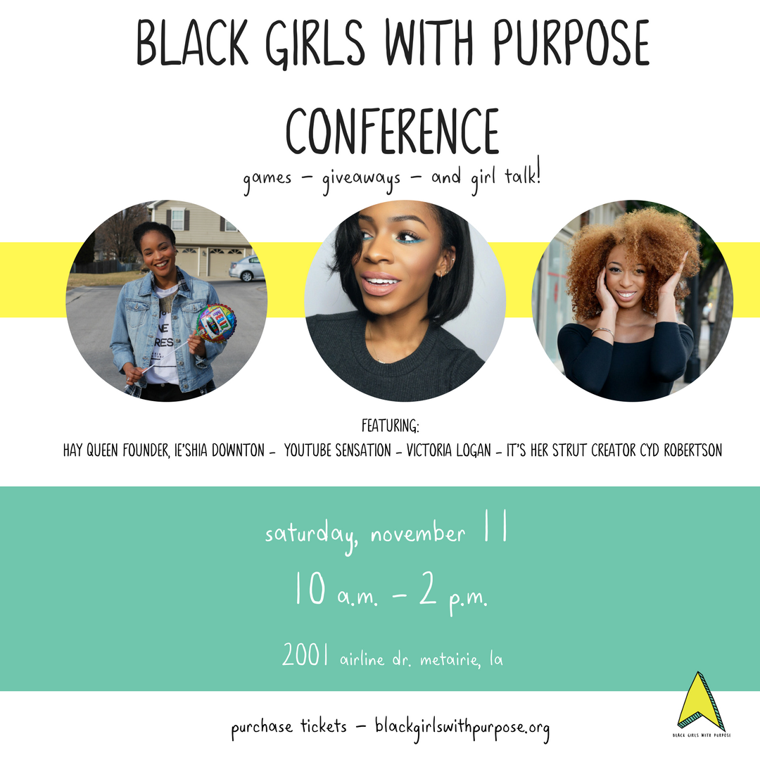 Brie_Dee_'s tweet photo. Only 11 days until the Black Girls with Purpose Conference! Have you purchased your tickets yet? https://t.co/cjqtfhXz9b https://t.co/tuGH1aOHq0