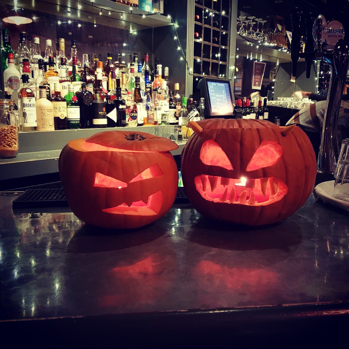 Getting into the #halloween spirit! Join us for a scary movie night tomorrow. Tix still available at bitly.com/2yaAVL9 🎃