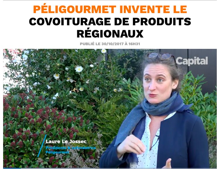 📣 Le covoiturage de produits régionaux est sur <a href="/MagazineCapital/">Capital</a> ! 
📽 Et voila la vidéo ->> snip.ly/5tj5g #terroir #Socent #gourmet