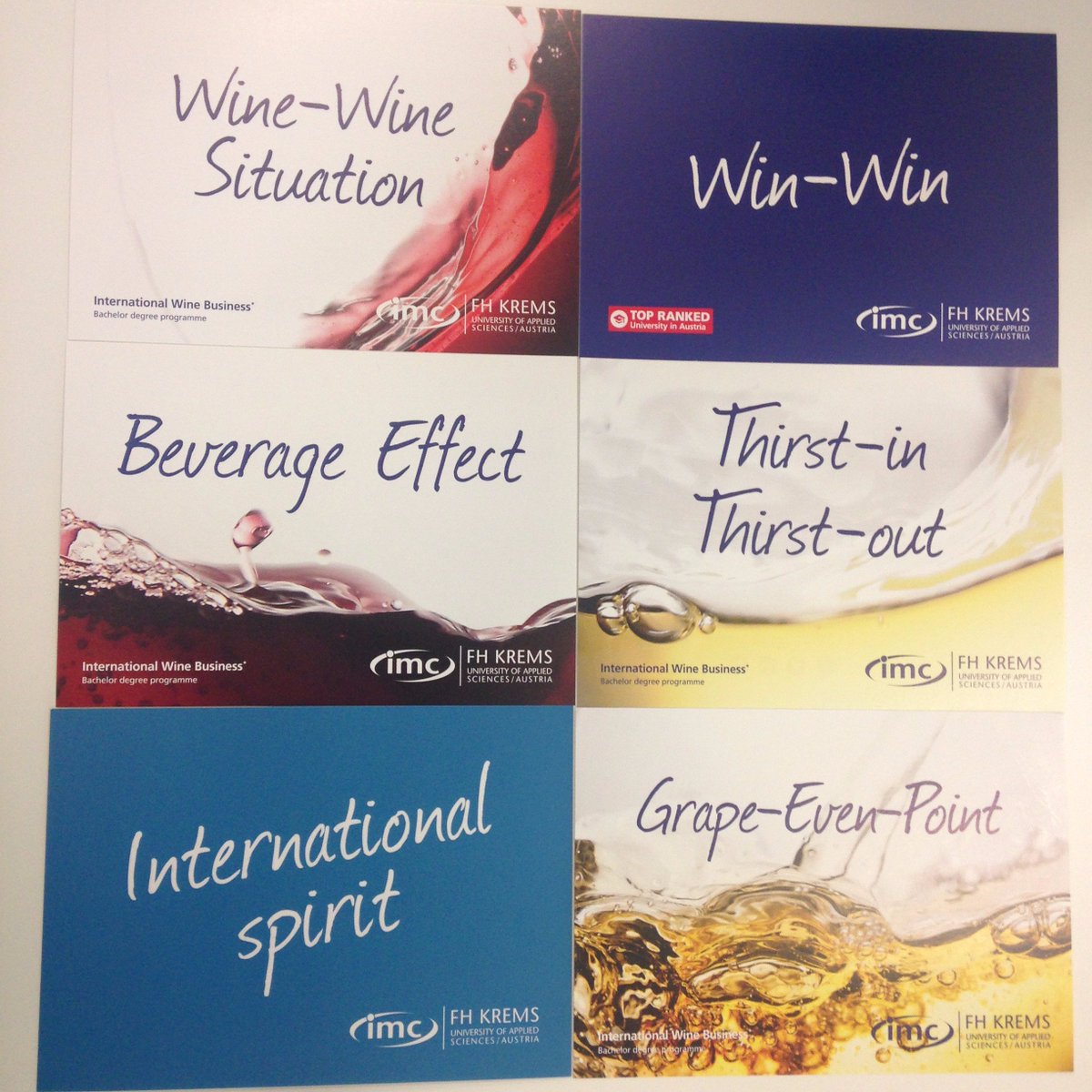 TheWineLabEU's tweet photo. Inspired by the wine postcard selection at host @fhkrems! Thank you for hosting @TheWineLabEU team! #wine #innovation#mobility #learning https://t.co/UpRv7wZefk