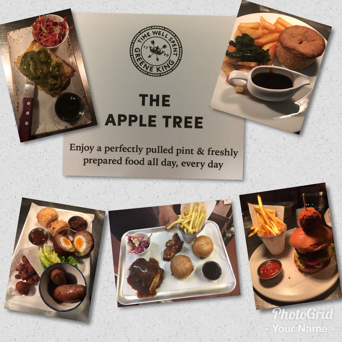 TheApp1eTree's tweet photo. Amazing #Food at The #App1eTree https://t.co/prqz19hYex