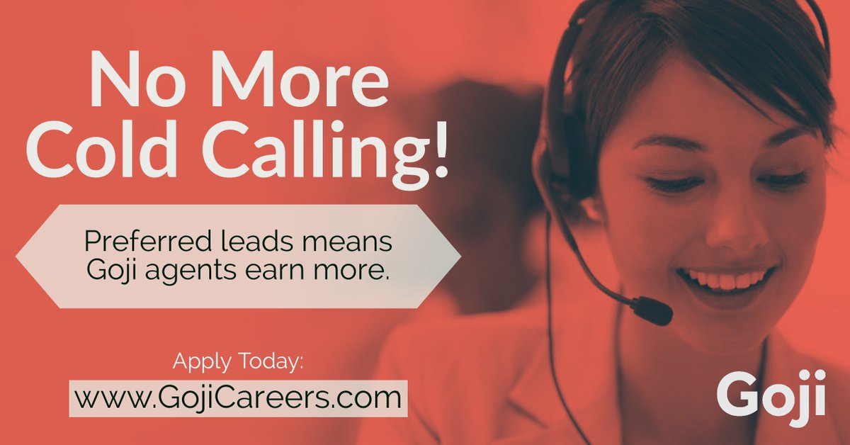 Goji_Life's tweet photo. Goji Insurance Now Hiring Licensed Insurance Agents Today!
Visit https://t.co/pfI3uoVmO6 To Learn More!
#GojiLife #GojiCareers https://t.co/V46iBxchn9