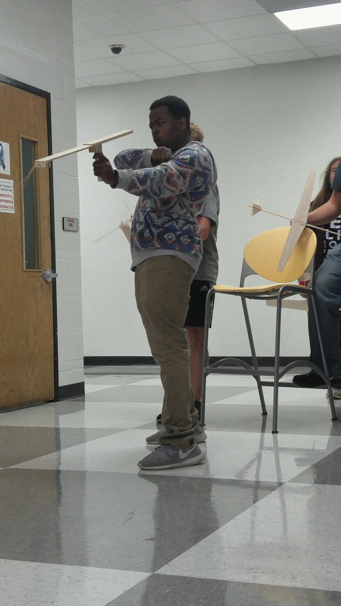 md_mcclellan's tweet photo. Aeryglider test flights. #hsdstem #pltw #bagsflyforfree @HazelwoodSD @WestHazelwood https://t.co/ktcW5c437X