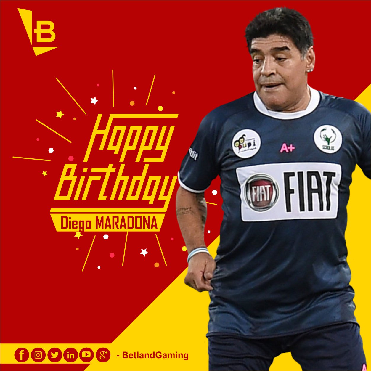 Happy 57th birthday, Diego Armando Maradona

The greatest footballer in history. 