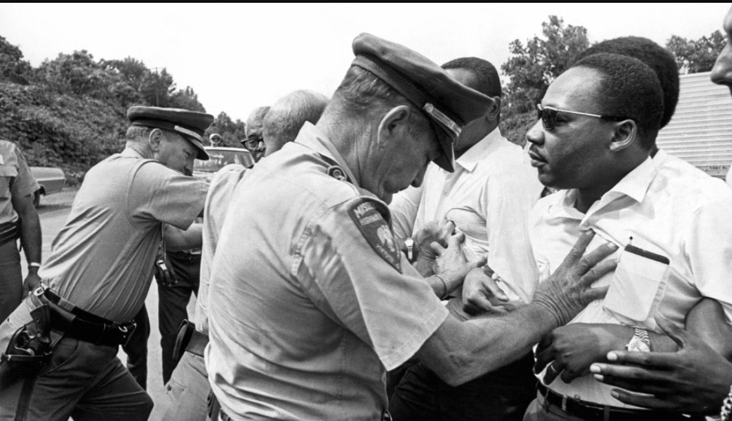 "True peace is not merely the absence of tension; it is the presence of justice." -MLK Jr. #mlkmondays