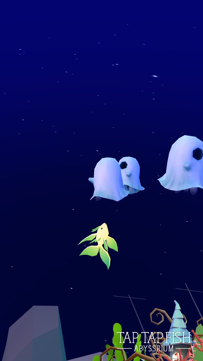 MeekyKinz's tweet photo. My Ghost Jellyfish:) 
#taptapfish
Download: https://t.co/wXqERWxWpO https://t.co/dcUTVCba8Q