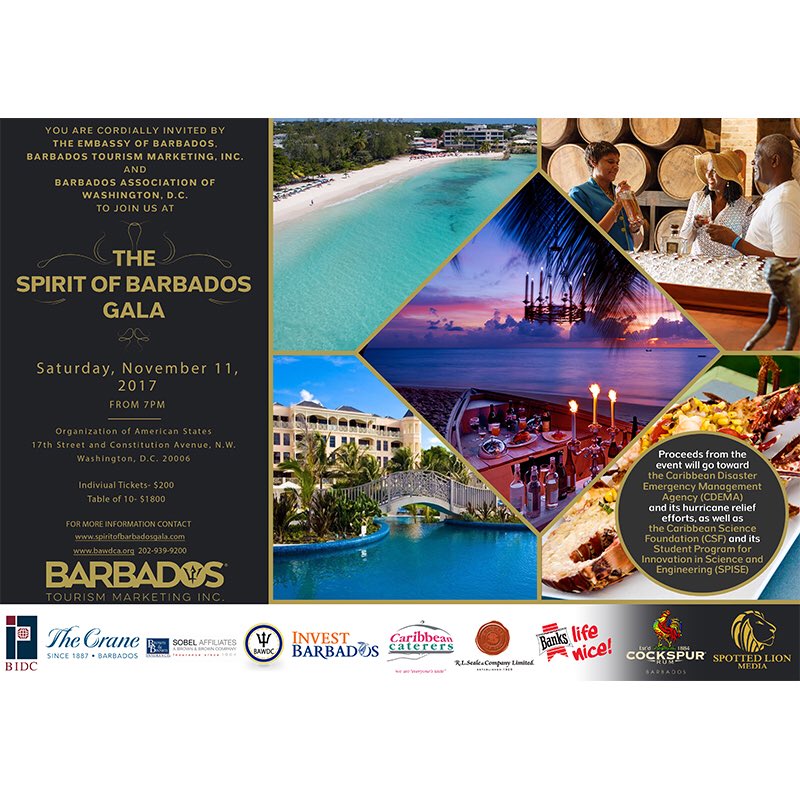 BarbadosGala's tweet photo. The Spirit of #Barbados #Gala is 13 days away!!!! Get your tickets now! https://t.co/WIuDWJSMku