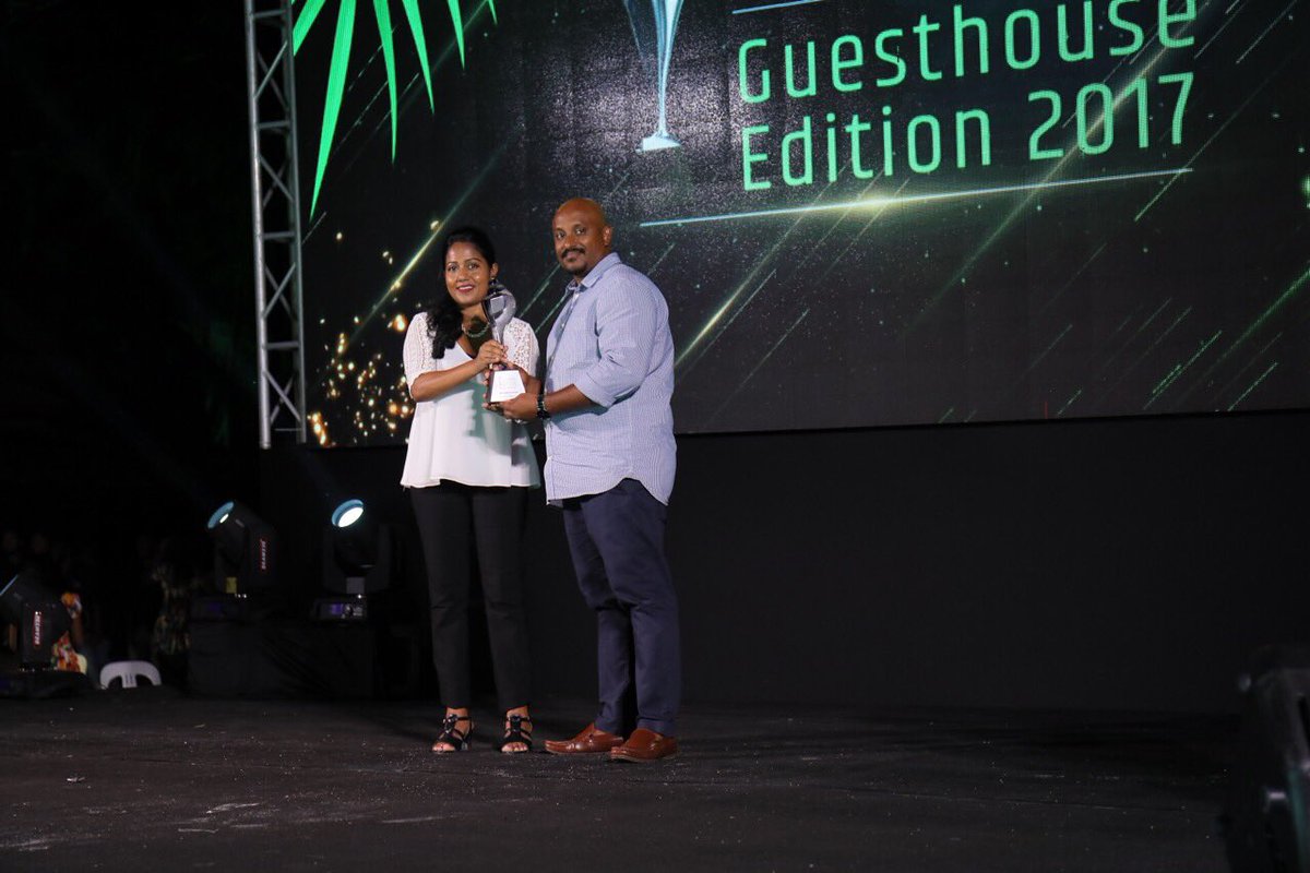 Newcomer of the year 2017 award goes to Velivilaa dhiffushi | MATATO Guesthouse Edition | <a href="/Raajje_tv/">RaajjeTV</a> <a href="/matatoMV/">MATATO - PATA Maldives Chapter</a>