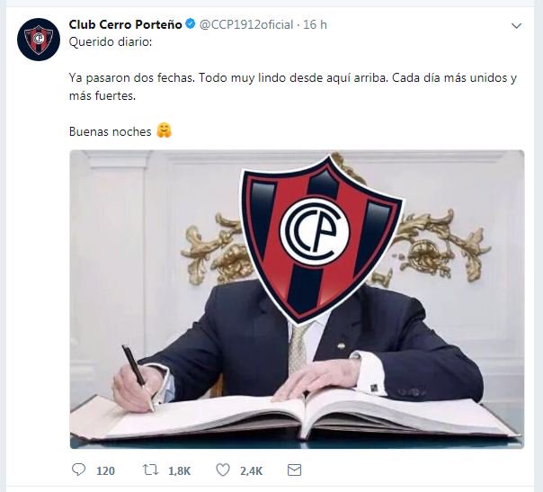 UltimaHoracom's tweet photo. Cerro Porteño revoluciona las redes con sus posteos https://t.co/UMQ27BFpFo #D10 https://t.co/IyXEQTX2ZL