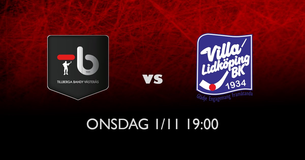 Nästa hemmamatch redan på onsdag! Villa från Lidköping är på besök.