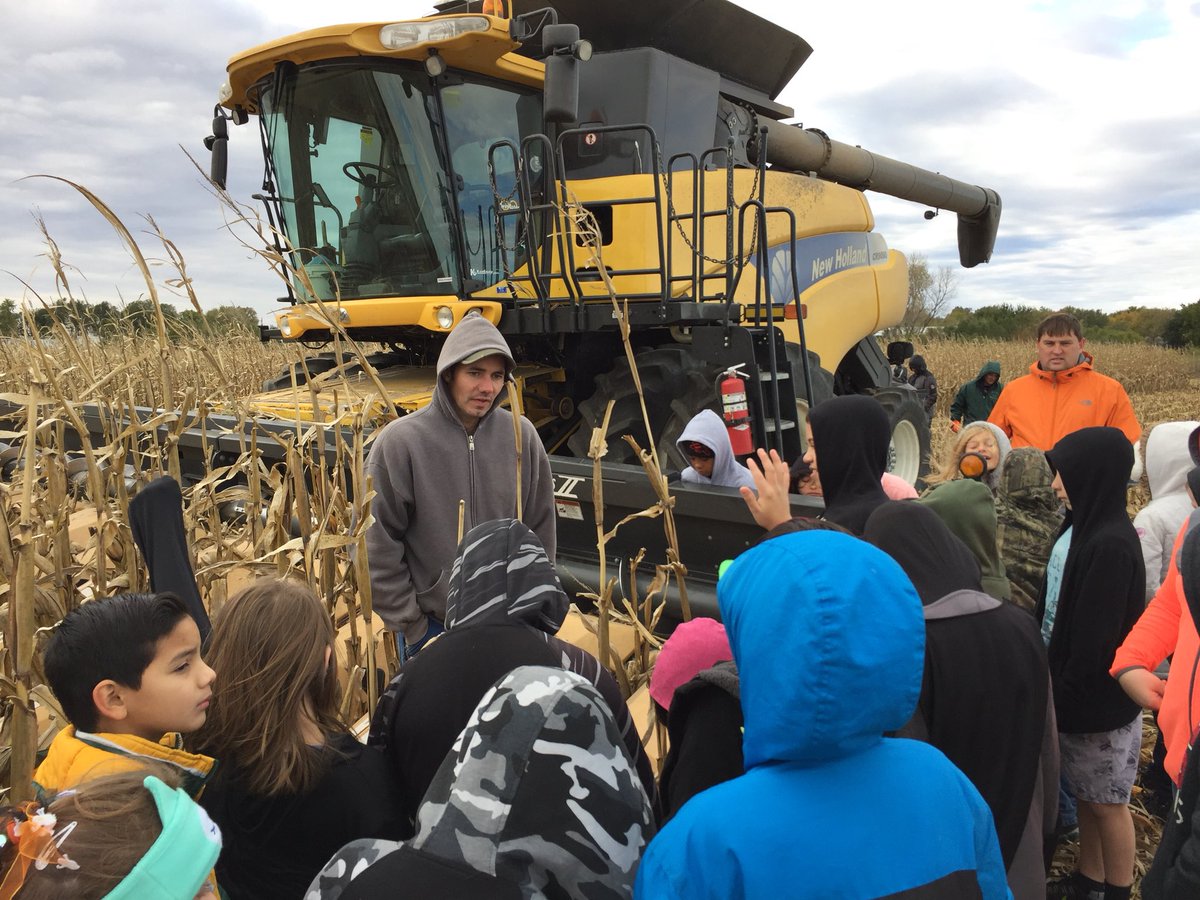 getshane's tweet photo. Harvest! Milford elementary took their inquiring minds to the cornfield. @MilfordLakers @kscorn @bmccornack #LakersLoveLearning @crmill29 https://t.co/qw5T0QZjbj