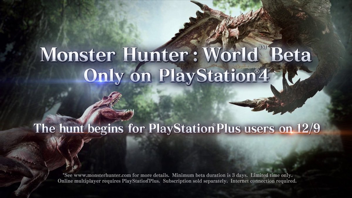 monster hunter world ps plus