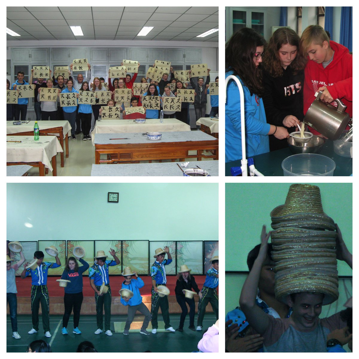 SamWardAcad's tweet photo. Our students enjoyed an amazing exchange with the Yucai school in Beijing China, they enjoyed lessons in Calligraphy, Chinese dumpling making and Kung Fu. included in the trip was a visit to The Great Wall, a Chinese opera and an Acrobat display. https://t.co/vQt98qNnDi