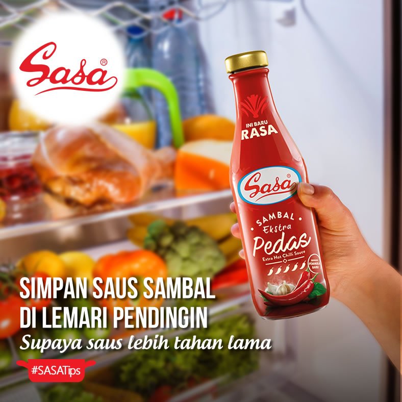 Sasa_Melezatkan's tweet photo. Bersihkan sisa saus sambal yang berada di leher lalu simpanlah di lemari pendingin agar Sasa Saus Sambal Botol dapat lebih awet ^^ #SasaTips https://t.co/nNTlLBnCur