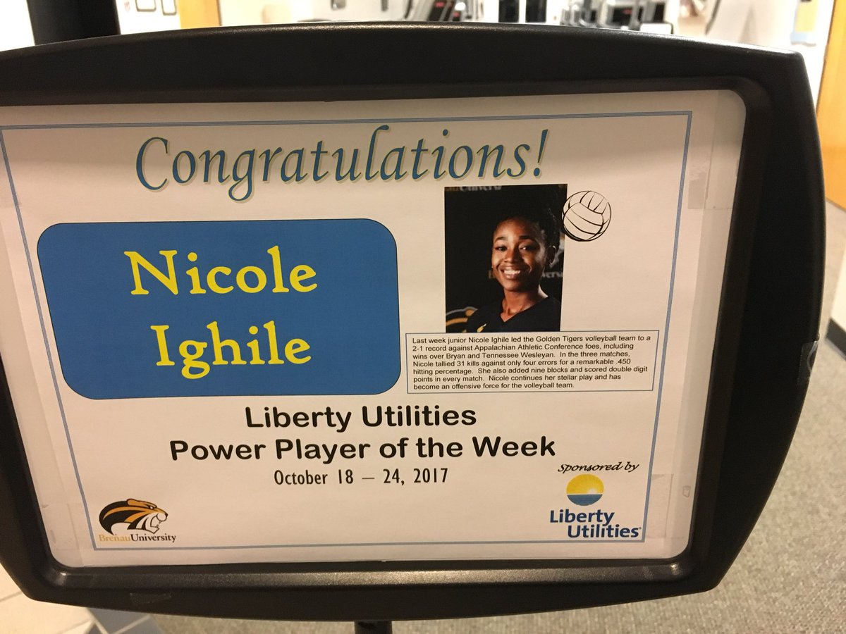 Congrats to our teammate Nicole Ighile for earning the Liberty Utilities Power Player of the Week! Nice job! We are so proud of you!!