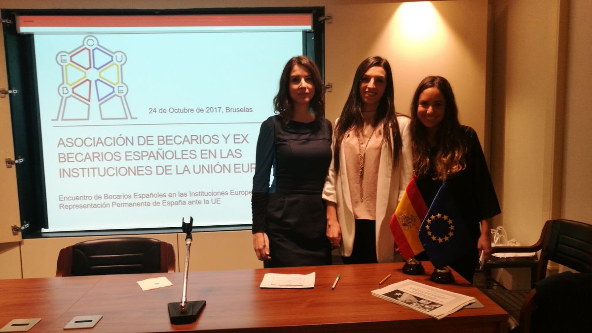 BecUE16's tweet photo. @UDAreper El 24/10 nuestra compañeras @indaloazul @mariaprs y Lorena presentaron en el encuentro @UDAreper los objetivos y actividades de #BecUE https://t.co/DpzmeS4zkD