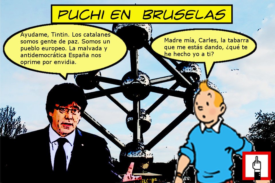 Resultado de imagen de viñetas puigdemont