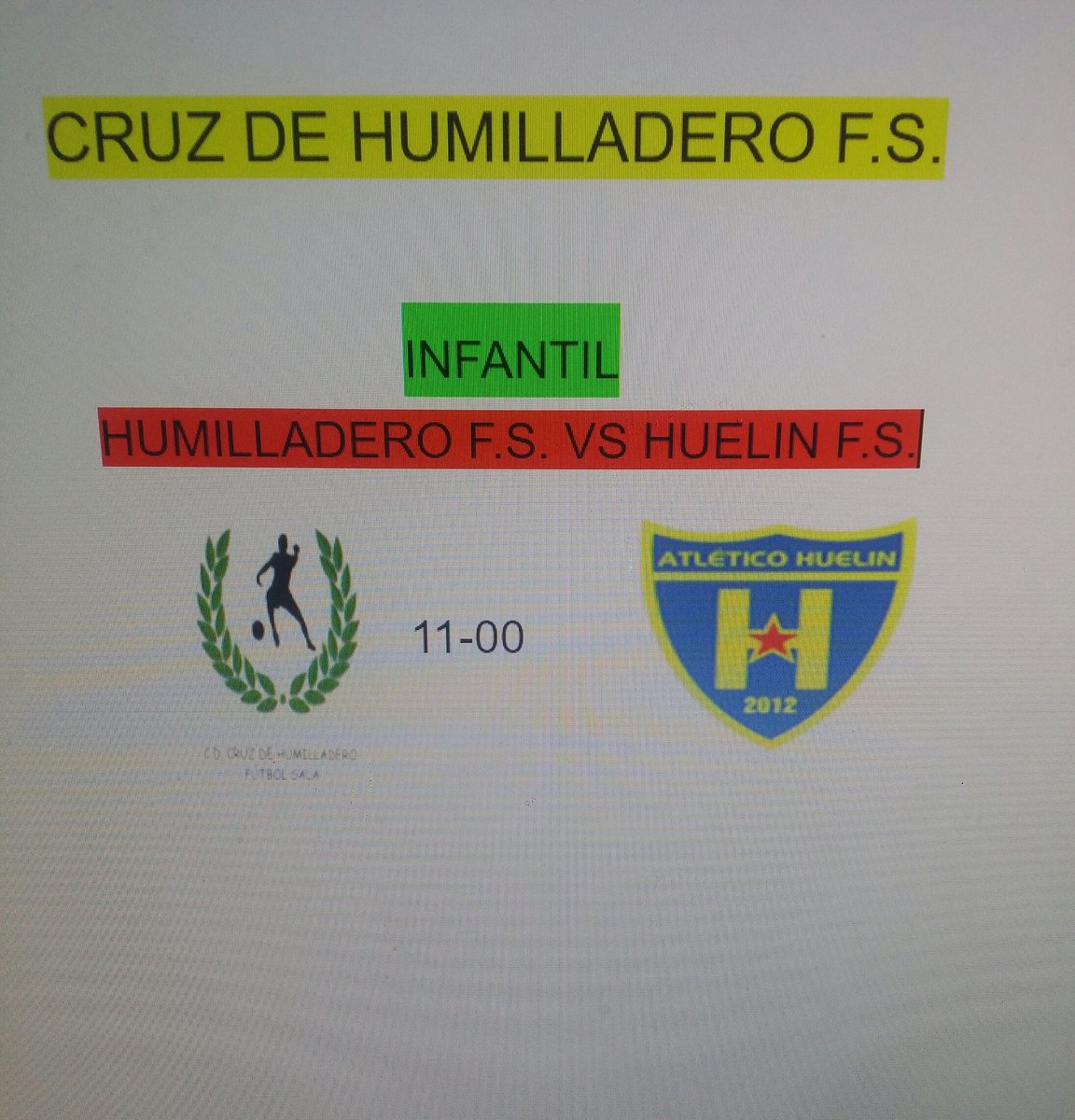 CDHUMILLADERO's tweet photo. Termina el fin de semana con victoria del cadete por 1-10 y el infantil por 11-0.
Alevin aplazado.
Benjamin perdió 10-5 en un gran partido💛💪 https://t.co/fGAxxcCRkS