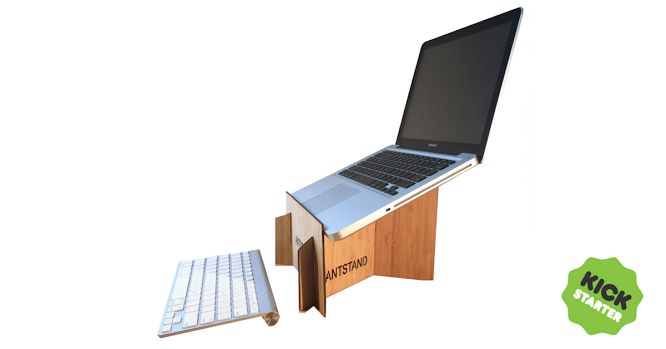 theantstand's tweet photo. @Antstand #macbookpro side view: #standingdesk. On #Kickstarter soon:EB #discounts https://t.co/pGJwDtqqpV https://t.co/Dbg0b2rEeQ