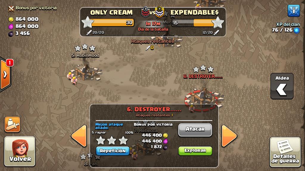 War perfect y dos plenos más para la saca ®️argnar lodbrok