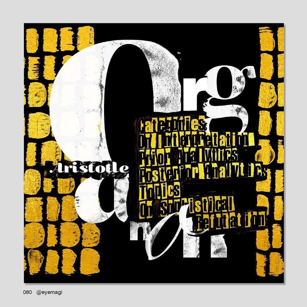 eyemagi's tweet photo. 試作76 trial 76 Aristotle Organon アリストテレス オルガノン  #graphicdesign #poster #postereveryday #designeveryday #posterdesig… https://t.co/IoF2sAeDZf https://t.co/ytXCr9oGGw