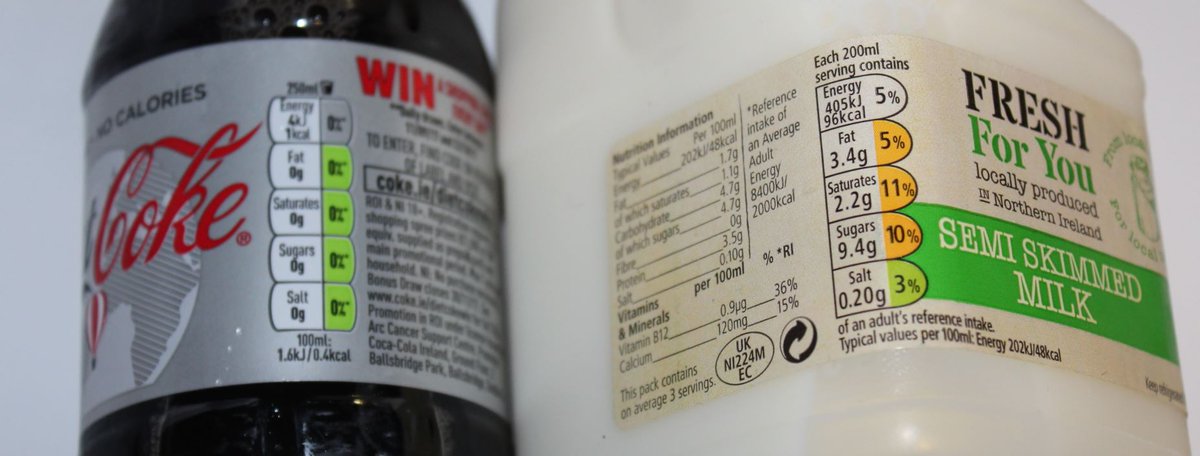 nutrition labelling : There is something seriously wrong with a system where a diet coke ranks healthier than semi-skimmed milk !
