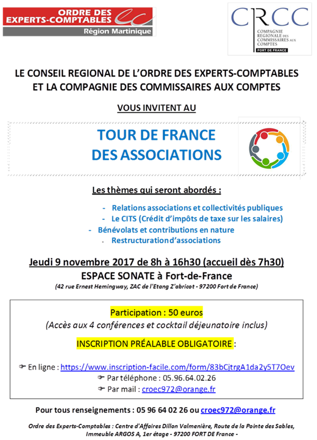 CRESS_MQUE's tweet photo. Tour de France des Associations, jeudi 9 novembre 2017. https://t.co/BfwMp4LmSr