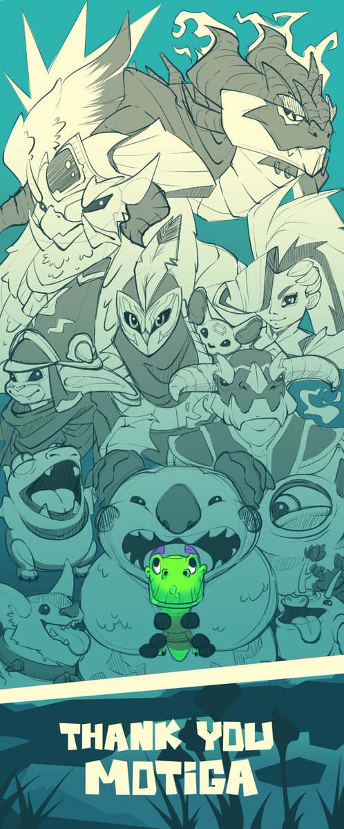 RabbitKun's tweet image. It's late but.. thank you @MotigaGames for creating a crazy, fun world of whimsical, wonderful, and wacky characters 💖#thankyoumotiga