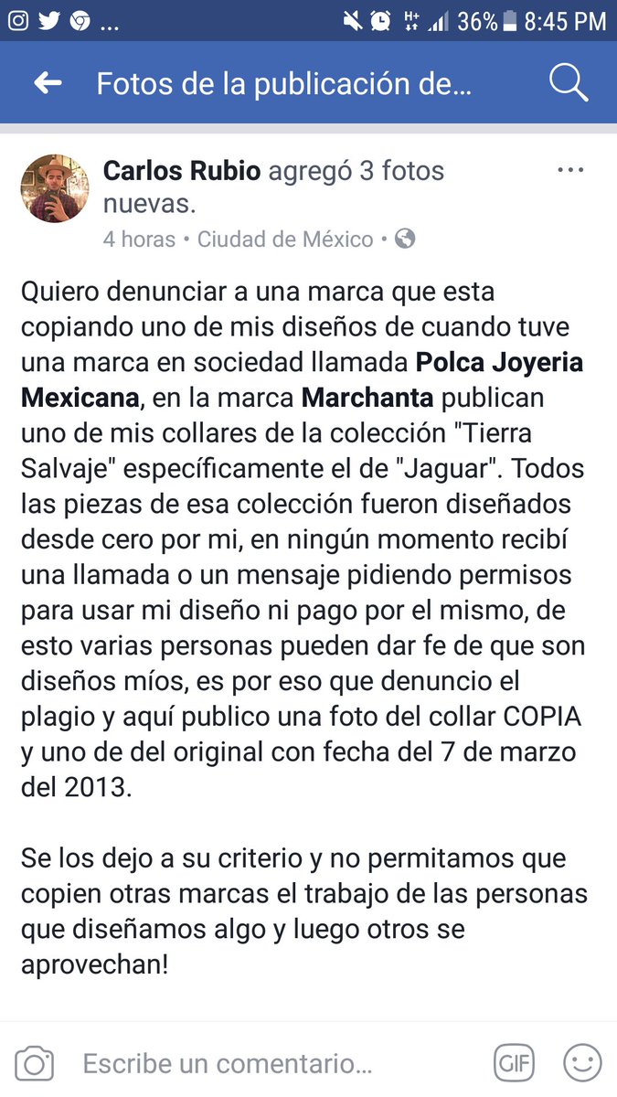 SamDelRioFelix's tweet photo. RT Otro caso de robo de trabajo y diseño de autor Mexicano. Ahora el plagio lo hace la marca #Marchanta https://t.co/vWQNS9dyrL