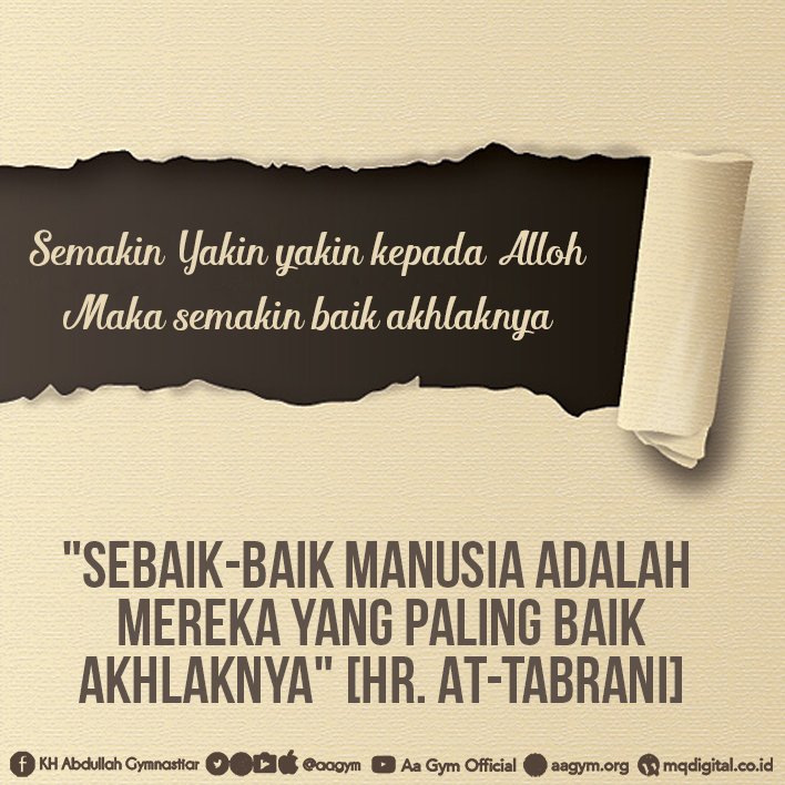 Abdullah Gymnastiar (@aagym) on Twitter photo 