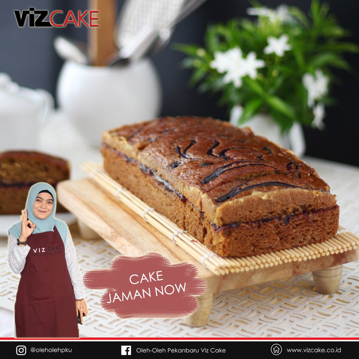 VIZ_cake's tweet photo. Cake Jaman Now ..
Belinya di Outlet Vizcake ..
Banyak pilihan dan banyak varian ... https://t.co/fqTM6dKK4b