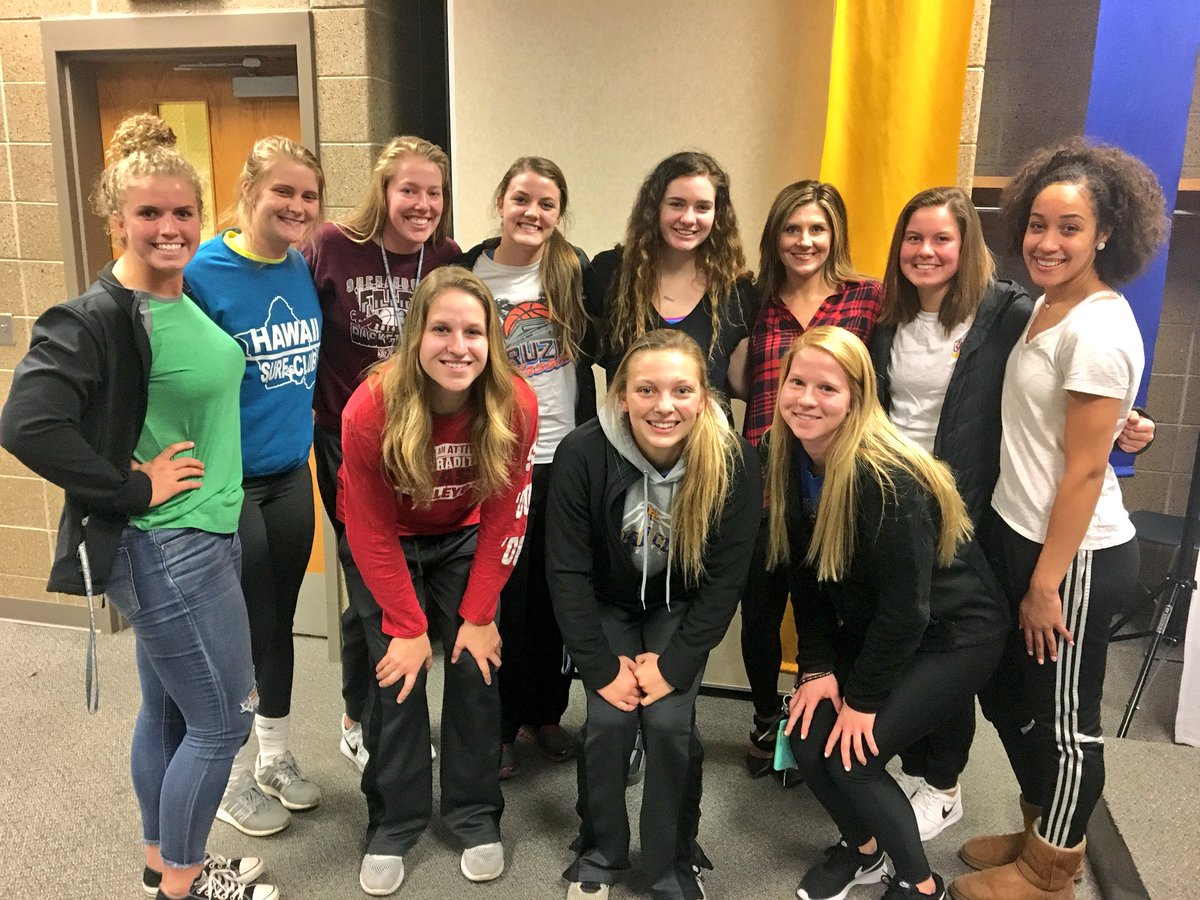 BriarCliffWBB's tweet photo. Some of our players got the opportunity to hear Brittany Wagner from the Netflix series “Last Chance U” speak tonight! We choose to be part of the SOLUTION! #MakeADifference https://t.co/Who2c3h0tp