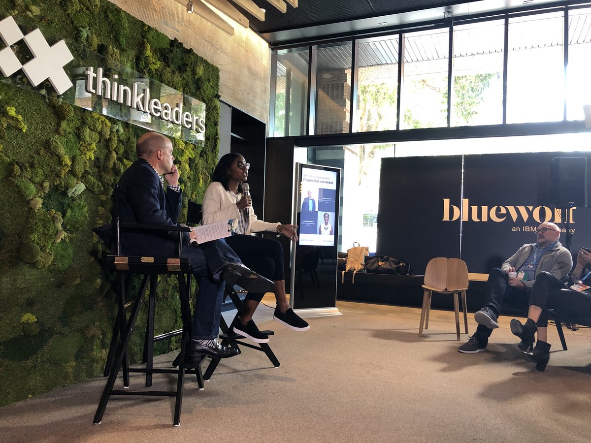 JessSteele310's tweet photo. Great first day at #Dreamforce2017 starting out with an awesome #iXThinkLeaders session! Thank you @Airbnb for joining us! https://t.co/nnsc2RUIZK