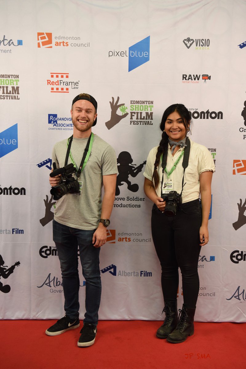 YEGfilmfest's tweet photo. Special thanks to our photographers Brett, Chloe, and Simone for the amazing work you did for our festival!
#ESFF2017 https://t.co/LBwXjPxJBl