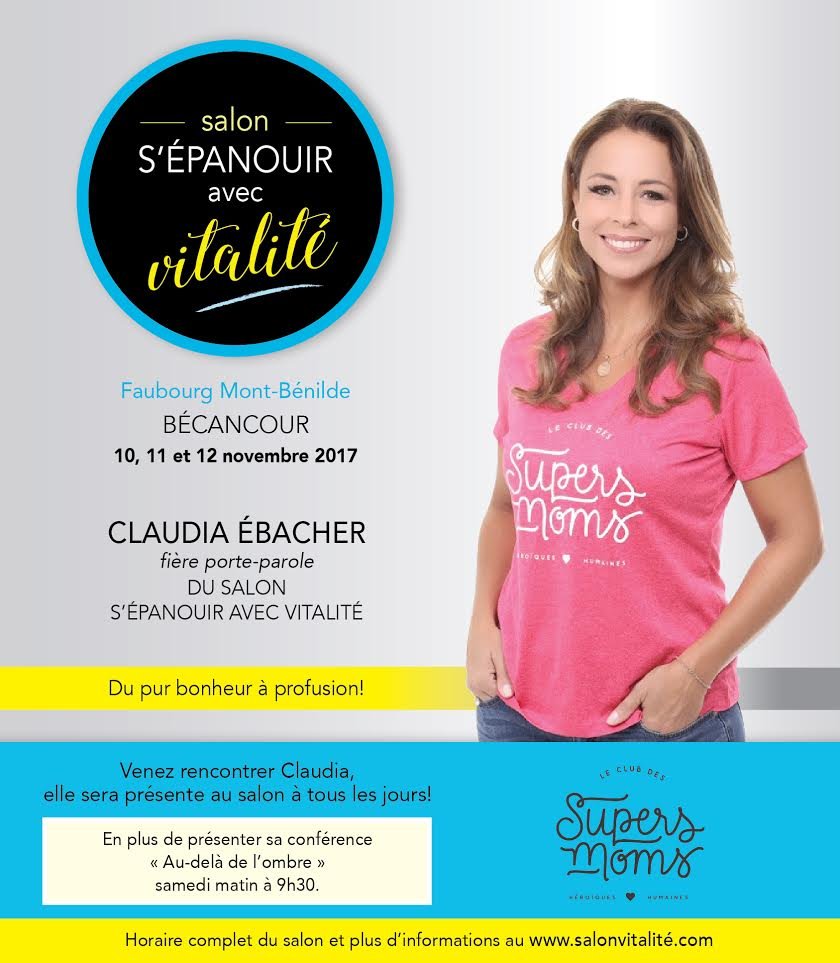 ClubSupersMoms's tweet photo. #Conférence @ClaudiaEbacher Salon #épanouir #vitalité #Humaine #Maman "Au-delà de l'ombre" https://t.co/HbzSf6GtcC https://t.co/GQefrnztd5