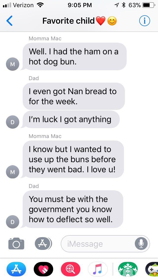 It all started with who is gonna win the Notre Dame game and now they are fighting about ham😂