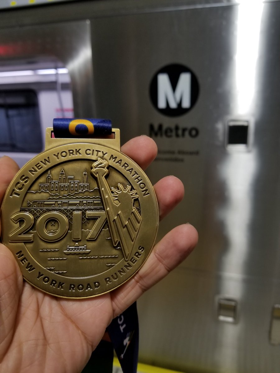 therealishy's tweet image. Medal Monday! No it's not @MTA  or @NYCTSubway BUT @metrolosangeles yes this medal is in LA's house. @nycmarathon @nyrr @LACity @nycgov