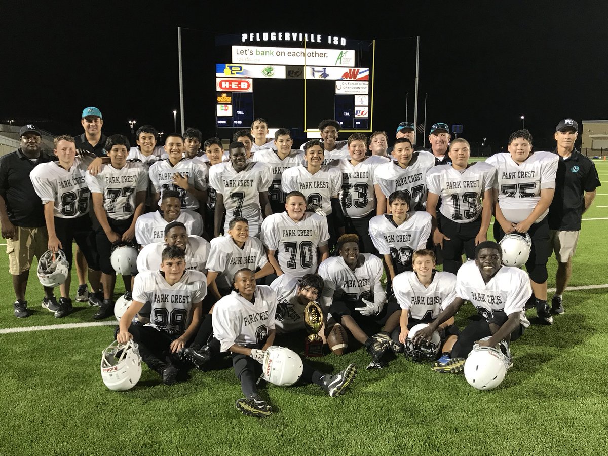 PfISDAthletics's tweet photo. Our 2017 @pfisd 8th B team champions are @ParkCrestPumas !! https://t.co/ZIGYxH9LjY