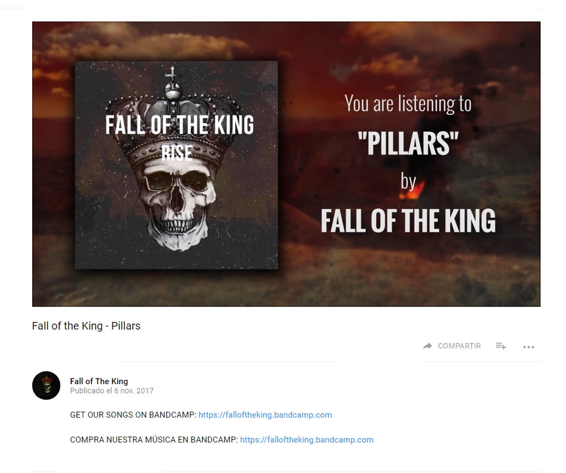 WeAreFOTK's tweet photo. Our new single "Pillars" is already out on @YouTube, go check it out #fotk #metal #video 
https://t.co/wlFeFgTbHK https://t.co/3nV8Ow59qj