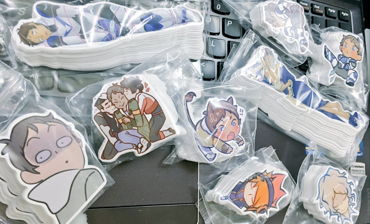 guessibetter's tweet photo. Stickers everywhere!!! I printed my iconic “eyeball emoji” lance as a sticker bc it’s my brand now :^) https://t.co/Bo9y1bPPGB