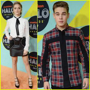 Nickelodeon's tweet photo. We had a blast at the #HALOawards! Check out @greene_lizzy, @rickyjhurtado &amp; more stars on the Orange Carpet! ✌️🎶  https://t.co/OFFlppnn21 https://t.co/XlMtAuBnfB