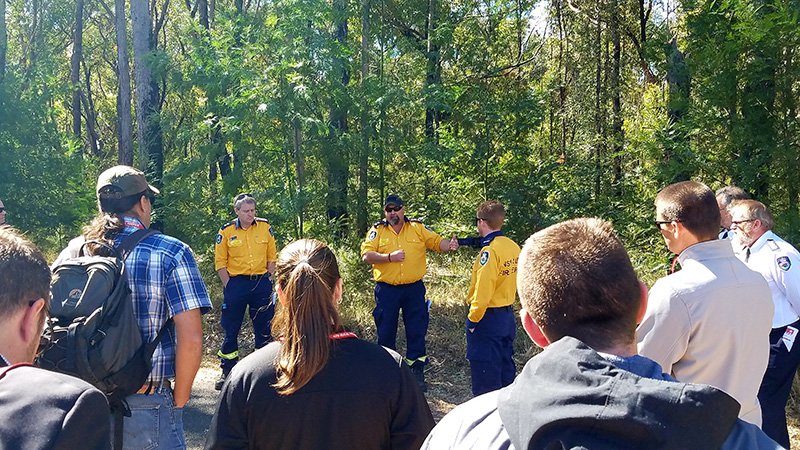 AFACnews's tweet photo. Great blog from #AFAC17 speaker Lucian Deaton, @NFPA on his reflections of the Blue Mountains field trip @NSWRFS https://t.co/QLvAl34JHa https://t.co/CuVlwx8WvY