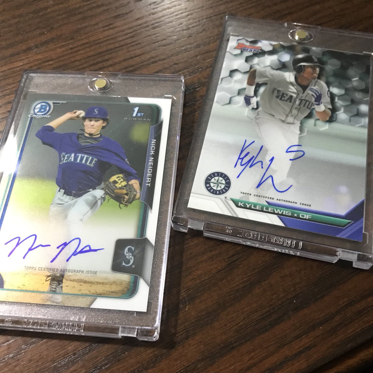 scottmattscott's tweet image. @mariners looking forward to seeing these two in Seattle someday, hopefully soon #mariners #futurestars #topdraftpicks