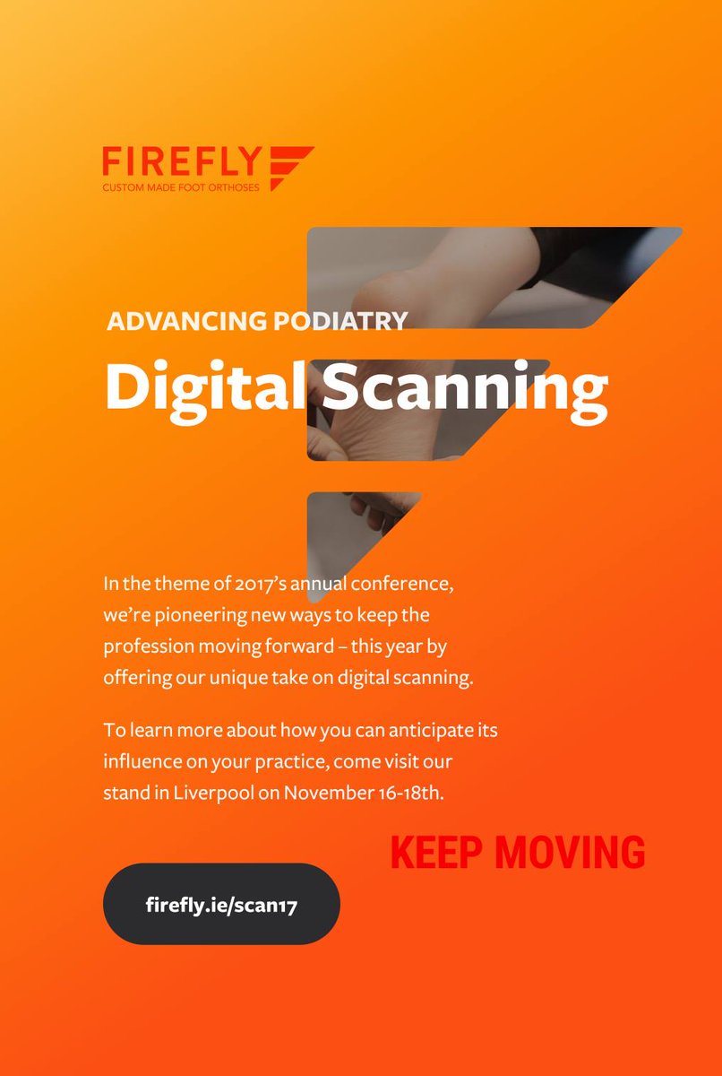FireflyPodiatry's tweet photo. How can we help you prescribe custom made orthoses? Let us know ahead of the annual conference in Liverpool. #COPC17 https://t.co/W4dJ6LCzFX https://t.co/KmBzSRbE32